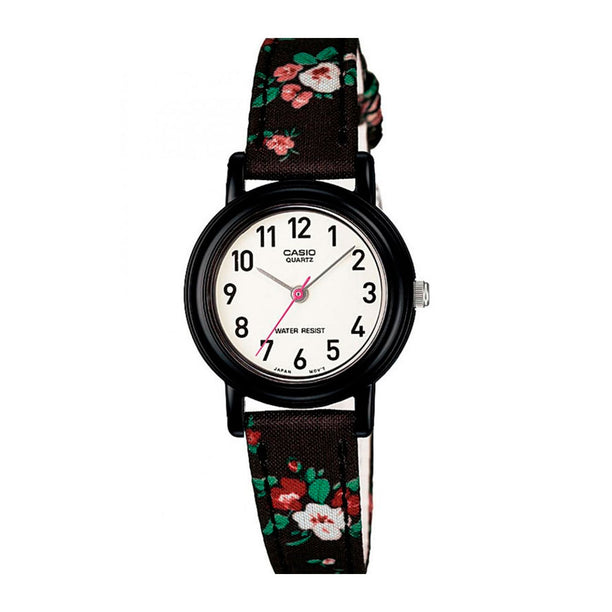 Reloj Casio Análogo LQ-139LB-1B2DF Negro Flores