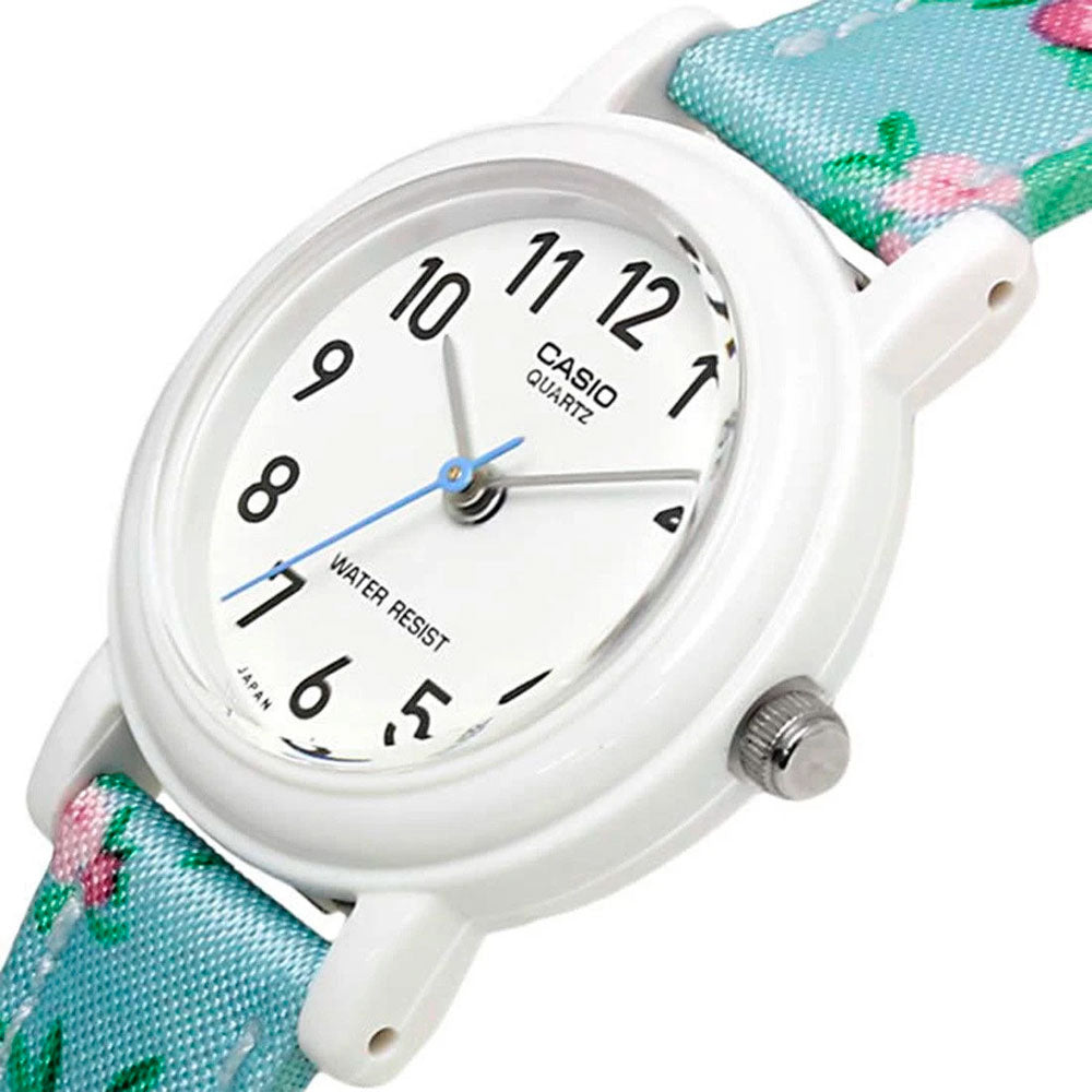 Reloj Casio Análogo LQ-139LB-2B2DF Celeste Flores