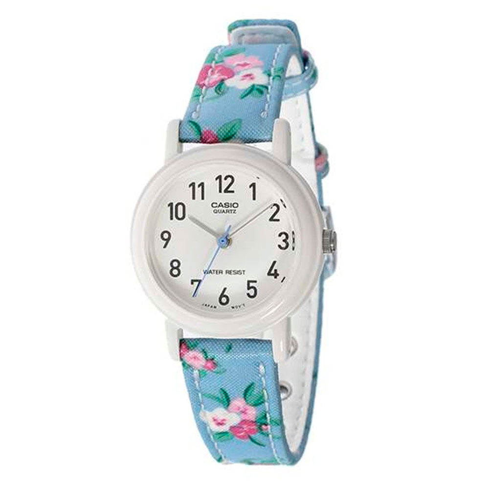 Reloj Casio Análogo LQ-139LB-2B2DF Celeste Flores