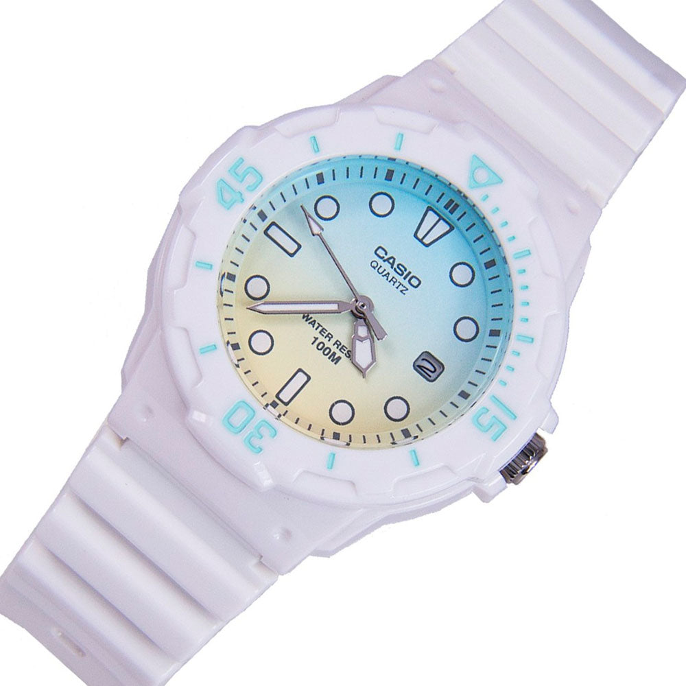 Reloj Casio Análogo LRW-200H-2E2VDR Blanco Mini Buceo - Dando la Hora