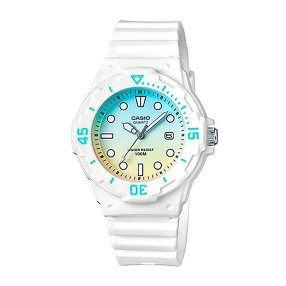 Reloj Casio Análogo LRW-200H-2E2VDR Blanco Mini Buceo - Dando la Hora