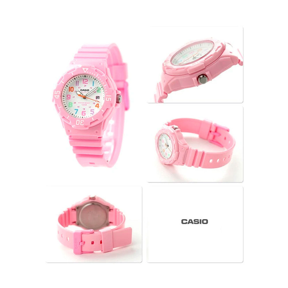 Reloj Casio Análogo LRW-200H-4B2VDF Rosado Mini Buceo