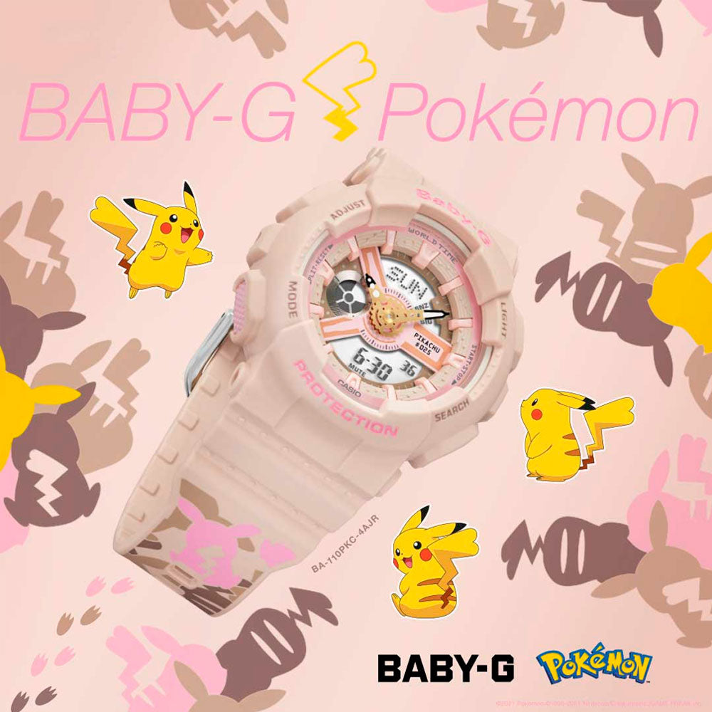 Casio anuncia un reloj con motivos de Pikachu por el 25 aniversario de  Baby-G