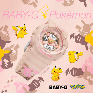 Reloj Casio Baby-G Pikachu BA-110PKC-4ADR Pokemon Mini - Dando la Hora
