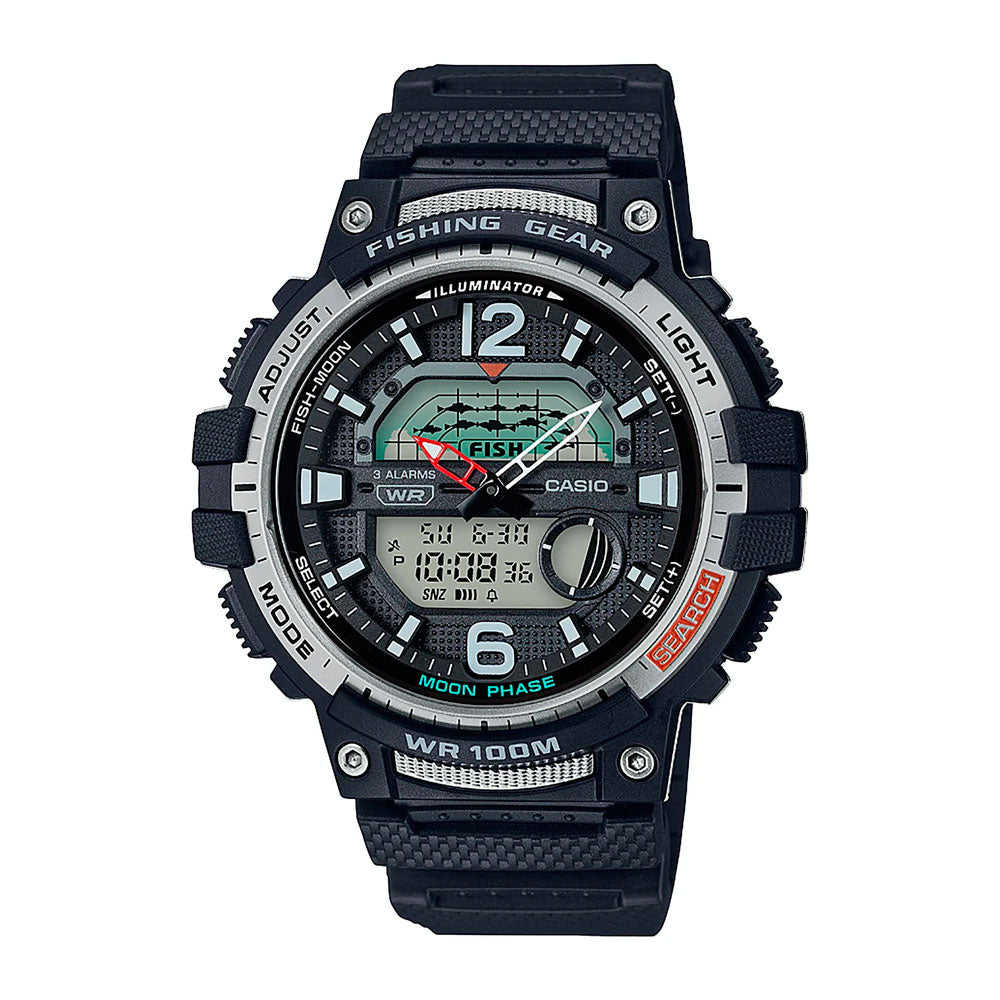 Reloj Casio Fishing Gear WSC-1250H-1AVDF Moon Phase - Dando la Hora