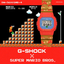 Reloj Casio G-Shock DW-5600SMB-4DR Super Mario Brothers - Dando la Hora