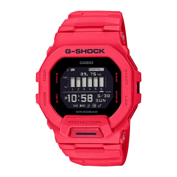 Reloj Casio G-Shock G-SQUAD GBD-200RD-4DR Bluetooth - Dando la Hora