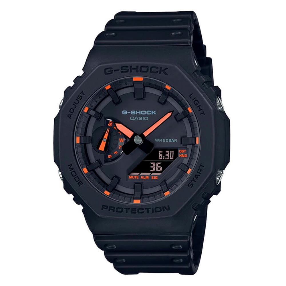 Reloj Casio G-Shock Royal Oak GA-2100-1A4DR NEON ACCENT - Dando la Hora