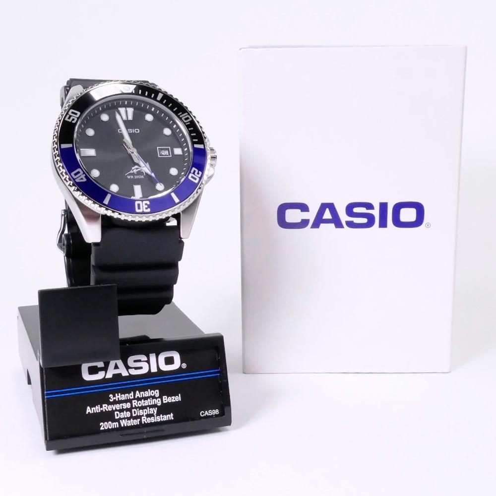 Reloj Casio Submariner Marlin Duro MDV-106B-1A1VCF Batman Buceo [EXCLUSIVO]