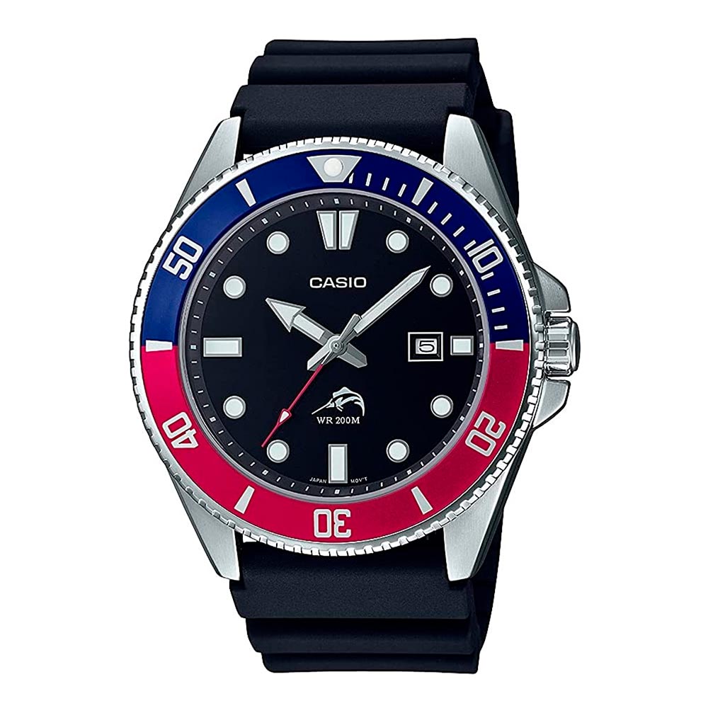 Reloj Casio Submariner Marlin MDV-106B-1A2VCF Pepsi - Dando la Hora