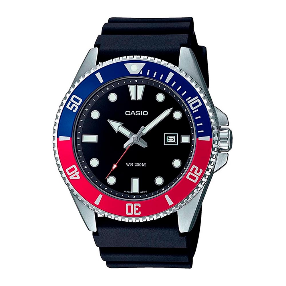 Reloj Casio Submariner Marlin MDV 107 1A3VEF Pepsi Dando la Hora Dando La Hora