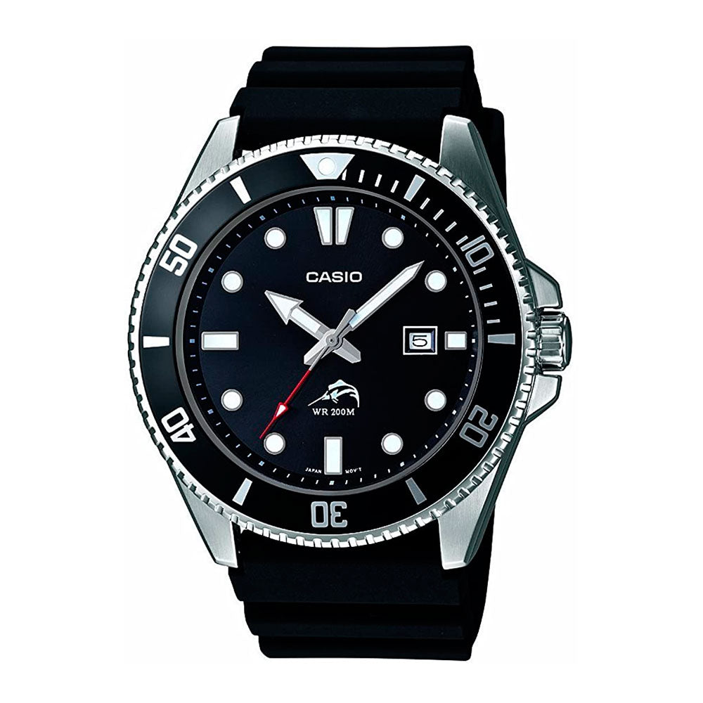 Reloj Casio Submariner Marlin MDV106-1AV Negro Buceo - Dando la Hora