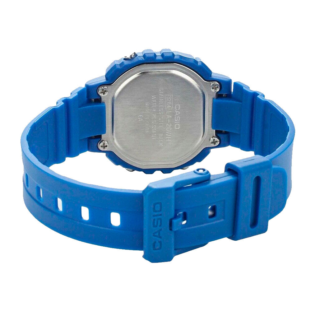 Reloj Casio Vintage LA670WL-2A2DF Azul Correa de Cuero - Dando la