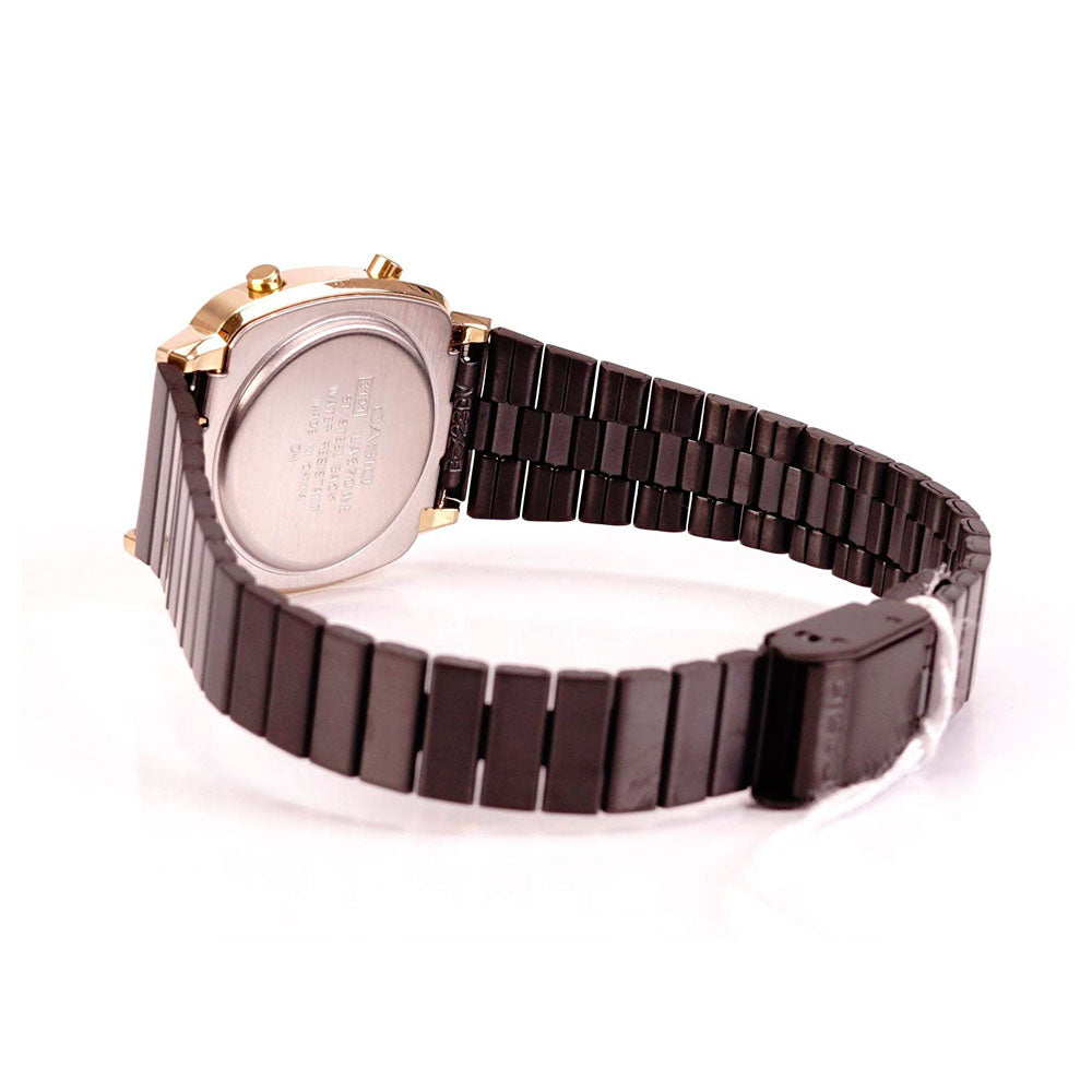 ❤️ Reloj Casio de mujer dorado y negro de estilo retro, LA670WEMB-1EF.