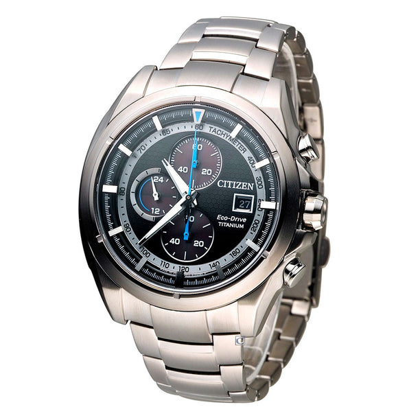 Reloj Citizen Eco- Drive CA0551-50E Chronograph Solar Dando la Hora