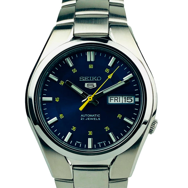 Reloj Seiko 5 Análogo Automático SNK615K1 Metálico 37mm Dando la Hora