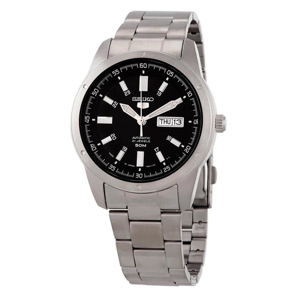 Reloj Seiko 5 Análogo Automático SNKN13J1  Metálico 37mm Dando la Hora