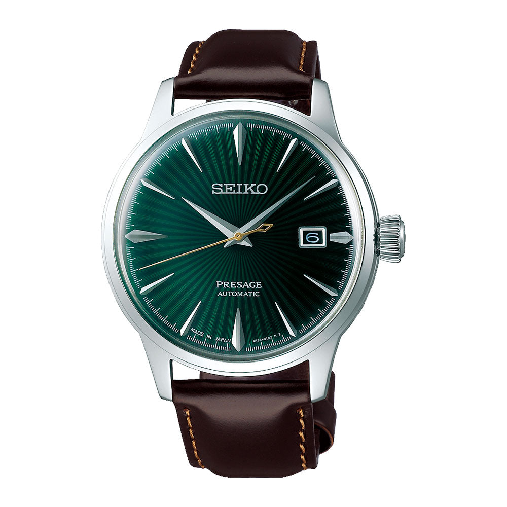 Reloj Seiko Presage Analogo Automatico SRPD37J1 Dando la Hora Dando La Hora