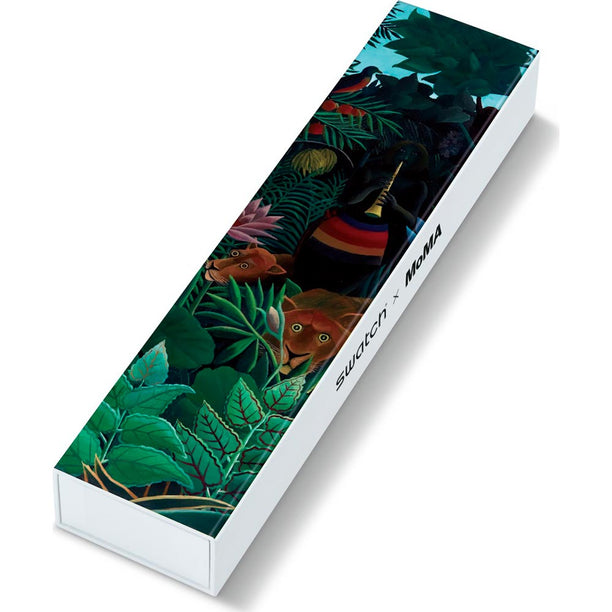 Reloj Swatch MOMA SUOZ333 THE DREAM BY HENRI ROUSSEAU -  Dando la Hora