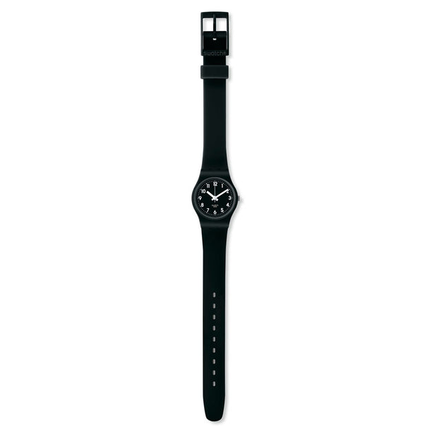 Reloj Swatch LB170E Lady Black Single 25mm Swiss Made - Dando la Hora