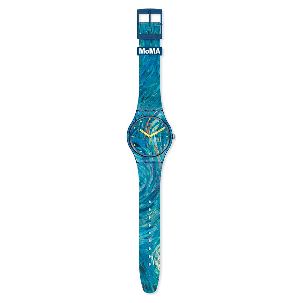 Reloj Swatch MOMA SUOZ335 THE STARRY NIGHT BY VINCENT VAN GOGH 