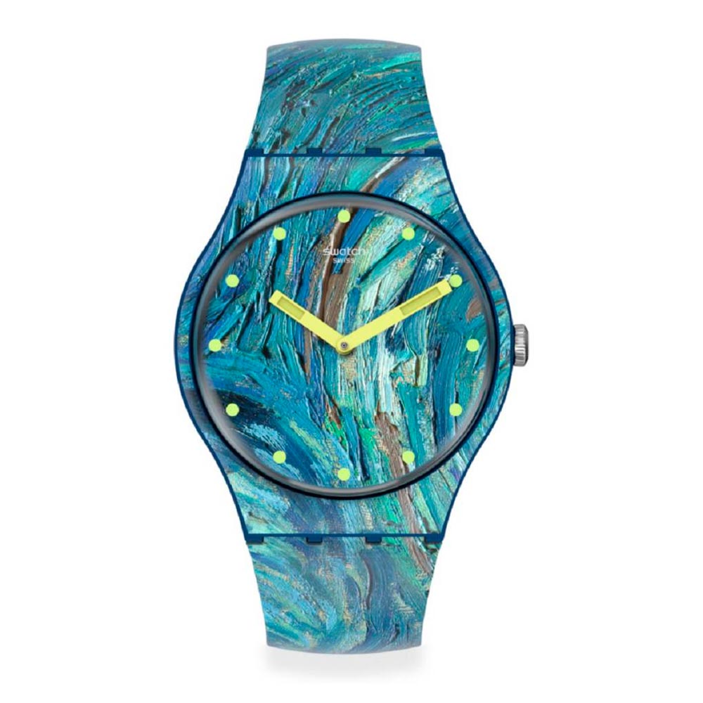 Reloj Swatch MOMA SUOZ335 THE STARRY NIGHT BY VINCENT VAN GOGH 