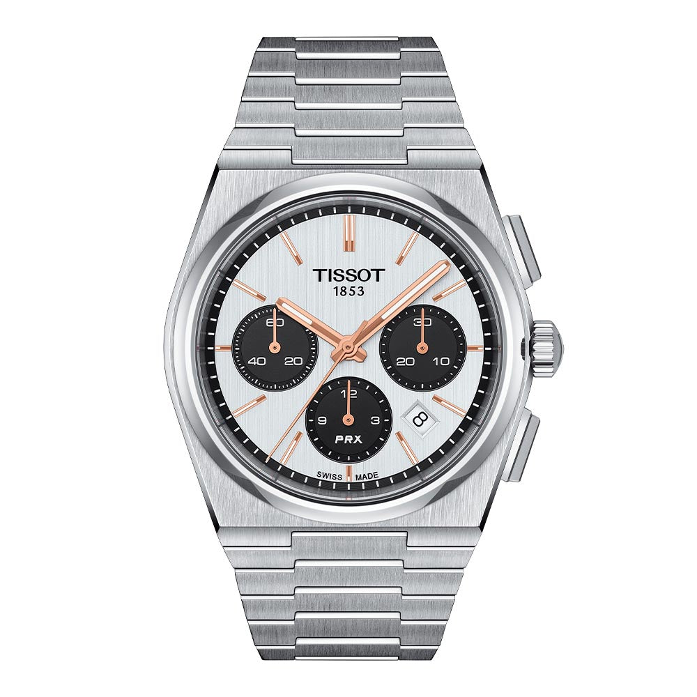 Reloj Tissot PRX Chronograph  Panda T137.427.11.011.00 Automatico 42mm