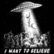 Polera Oficial Dando la Hora x Vickbur - I Want to Believe Unisex